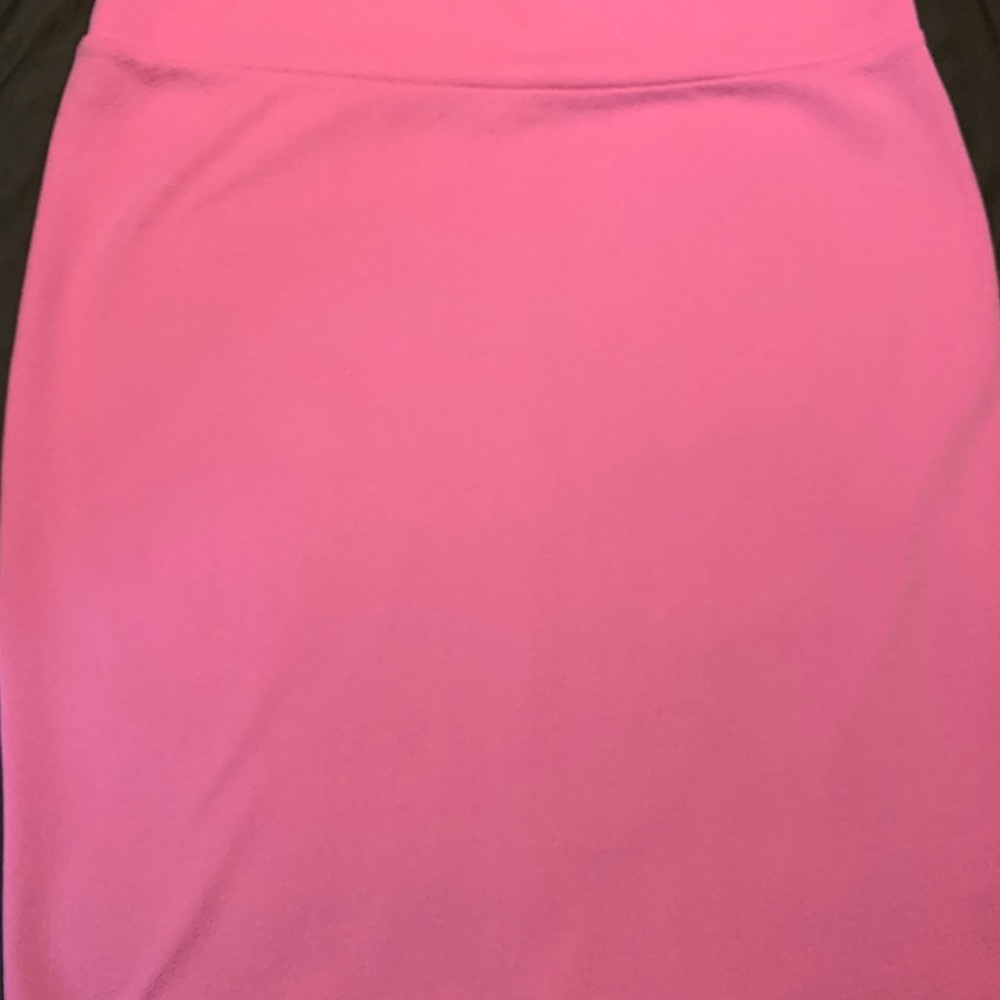 Lularoe Cassie pencil skirt solid pink